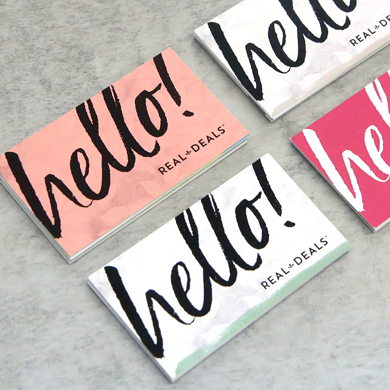 Assortment of business cards