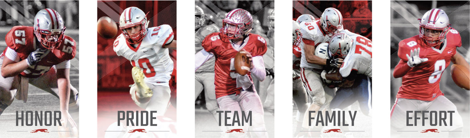 shelby football banners series