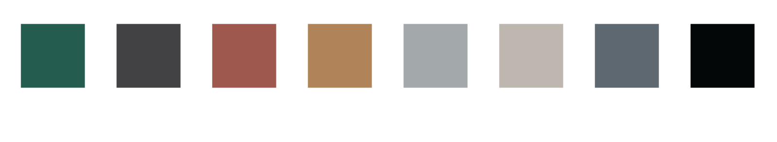 The Caldwell Building color palette